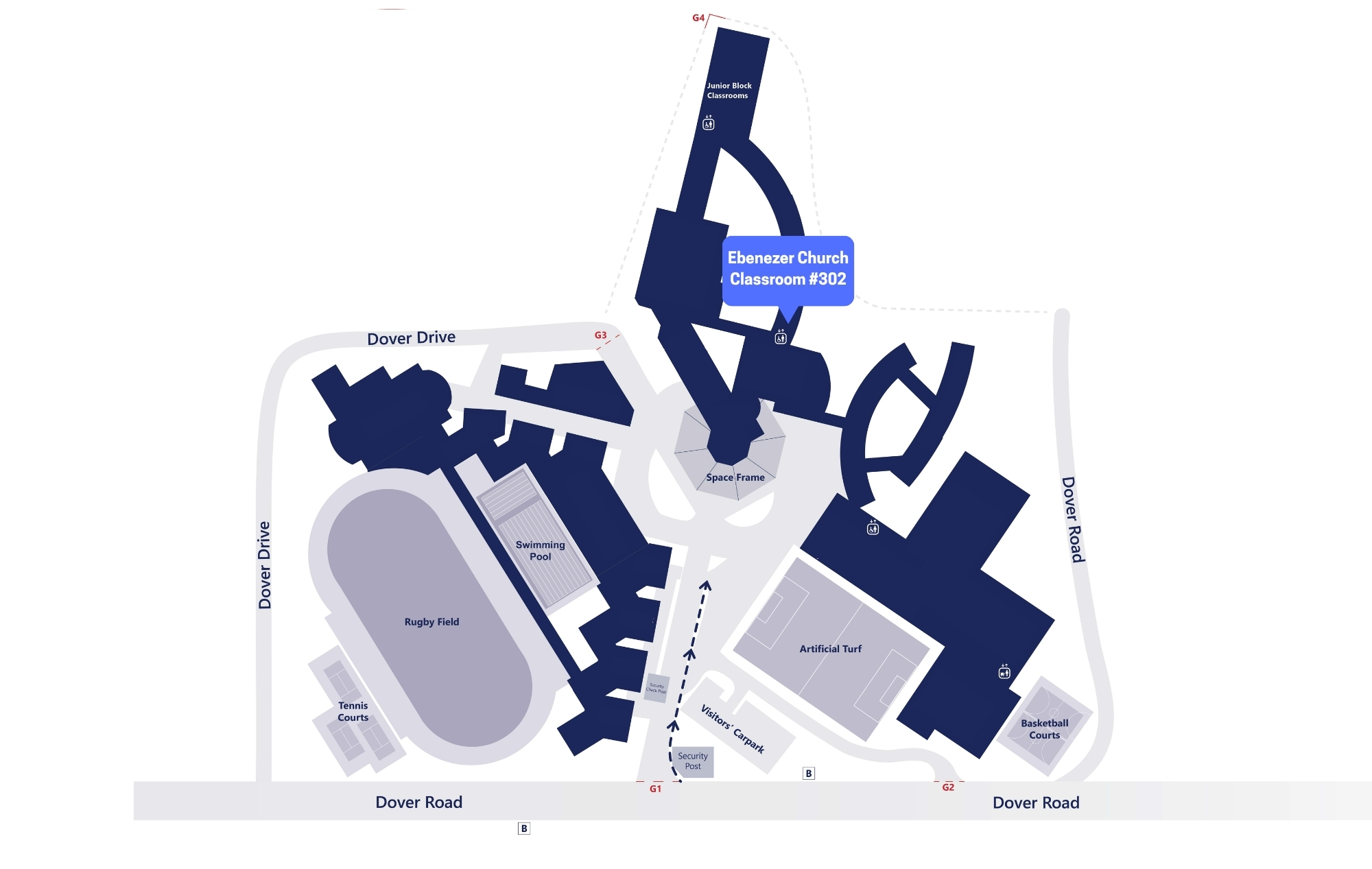 Building map and directions